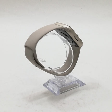 【中古品】 Apple Watch Series 8 (GPS+Cellularモデル) 45mm スターライトアルミニウムケースとスターライトスポーツバンド 【中古品管理番号:A0328】