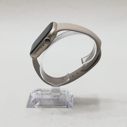 【中古品】 Apple Watch Series 8 (GPS+Cellularモデル) 45mm スターライトアルミニウムケースとスターライトスポーツバンド 【中古品管理番号:A0328】