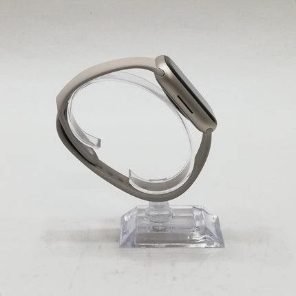 【中古品】 Apple Watch Series 8 (GPS+Cellularモデル) 45mm スターライトアルミニウムケースとスターライトスポーツバンド 【中古品管理番号:A0328】