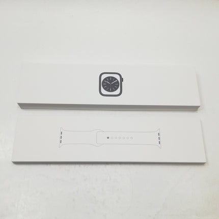 【中古品】 Apple Watch Series 8 (GPS+Cellularモデル) 45mm スターライトアルミニウムケースとスターライトスポーツバンド 【中古品管理番号:A0328】