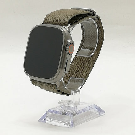 【中古品】 Apple Watch Ultra2 / 49mm / GPS+Cellularモデル / MREY3J/A / A2986 / チタニウムケースとオリーブアルパインループ M [管理番号:A0482]