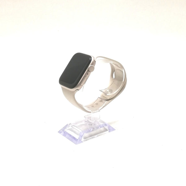 【中古品】 Apple Watch/ SE (第3世代) / 44mm /GPSモデル / MEHN4J/A / A3325 / スターライトアルミニウムケース / スターライトスポーツバンド (S/M) 【中古品管理番号:A40800】