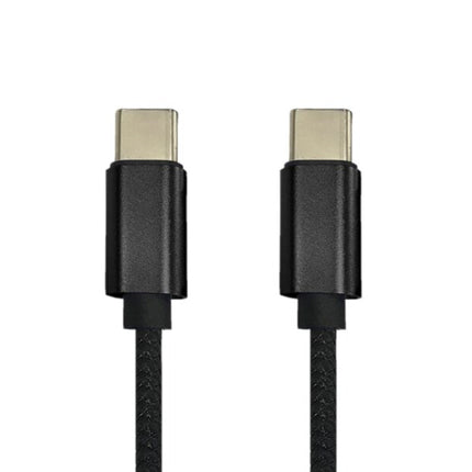 LAZOS USBケーブル Type-C to C 充電・データ転送用 USB3.2 Gen2 PD MAX60W 1m ブラック [L-CCPG2-1BK]