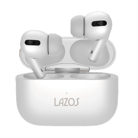 LAZOS Bluetoothイヤホン V5.3+EDR ホワイト [L-TWS-2]