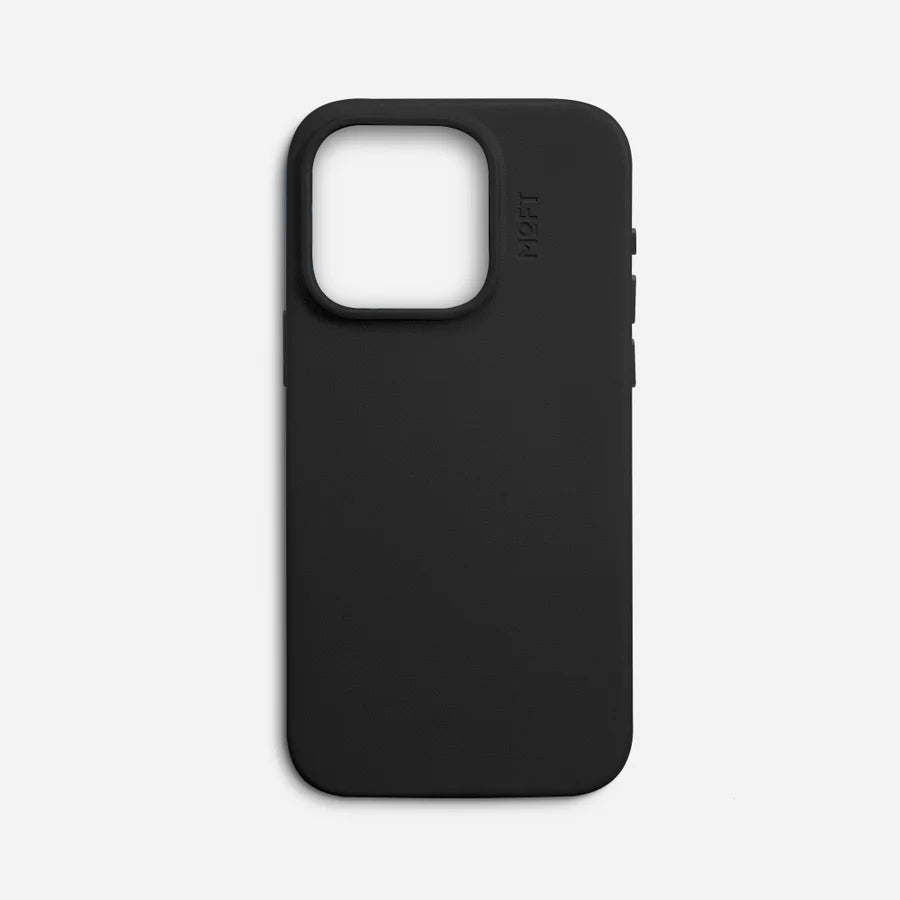 【BLACK FRIDAY＆CYBER MONDAYセール】MOFT iPhone15 対応 MOVAS レザーケース ジェットブラック [MD020-1-i15-JTBK]