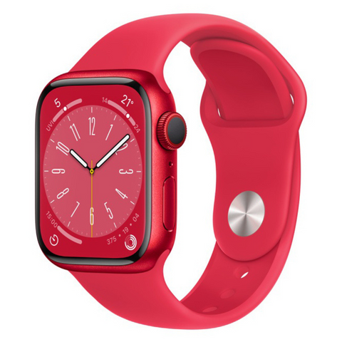 【開封済み/未使用品】 Apple Watch Series 8 / 41mm / GPS+Cellularモデル / MNJ23J/A / A2773 / （PRODUCT）REDアルミニウムケースと（PRODUCT）REDスポーツバンド [管理番号:A0371]