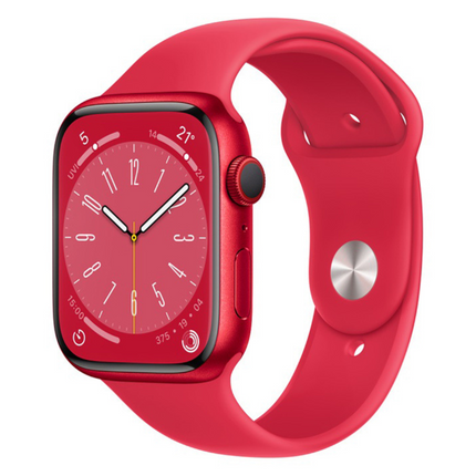 【開封済み/未使用品】 Apple Watch Series 8 / 45mm / GPS+Cellularモデル / MNKA3J/A / A2775 / （PRODUCT）REDアルミニウムケースと（PRODUCT）REDスポーツバンド [管理番号:A0370]