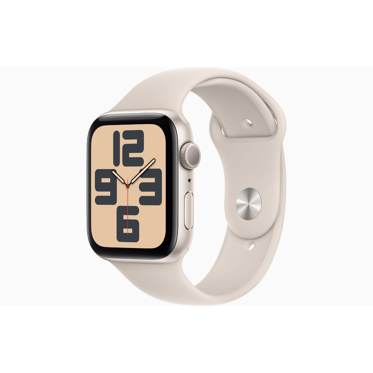 【開封済み/未使用品】Apple Watch SE (第2世代) / 44mm /GPSモデル / MRE43J/A / A2723 /  スターライトアルミニウムケースとスターライトスポーツバンド (S/M) [管理番号:A0431]