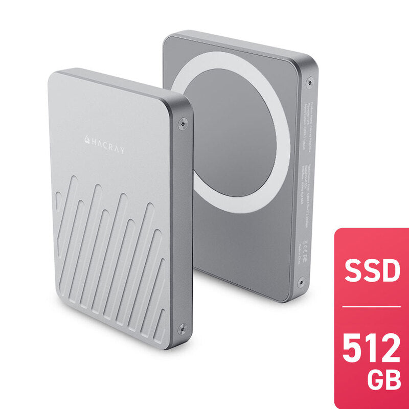 【11月のお買い得品】Apple ProRes動画 MagDrive 512GB MagSafe対応 外付け SSD [HR26613]