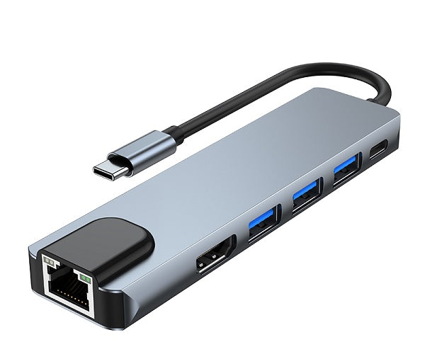 Lazos USB3.0 TypeCハブ 6in1