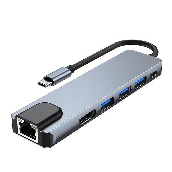 【今月のお買い得品セール】Lazos USB3.0 TypeCハブ 6in1 [L-CHU6]