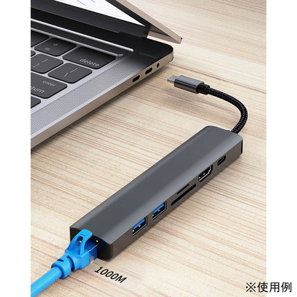 Lazos USB3.0 TypeCハブ 7in1 [L-CHU7]