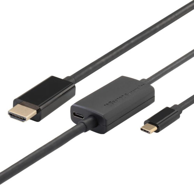 USB Type-C to HDMI 変換ケーブル （PD対応・3m） [RS-UCHD4K60-3M]