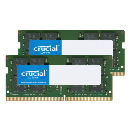 Crucial製 DDR4 SO-DIMM 2400MHz 16GB（8GBｘ2枚セット） [260-2400-8GBx2-CR]