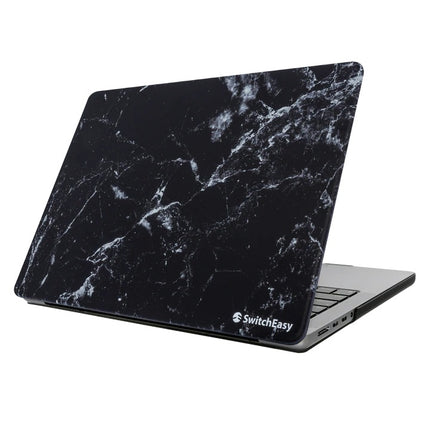 MacBook Pro 14インチ M3/M2/M1 Protective Case Marble ブラック GS-105-232-296-210 [SE_PC4CSPCML_BK]
