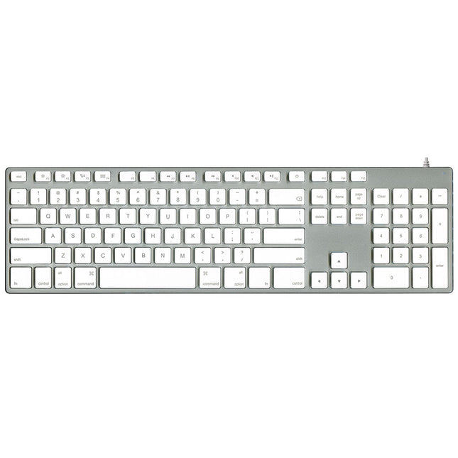 Mac用アルミキーボード英語配列 シルバー [KB-USB-AL] – 秋葉館