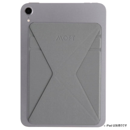MOFT Snap-On タブレットスタンド iPadmini6 (2021用) グレー [MS008M-1-GY]
