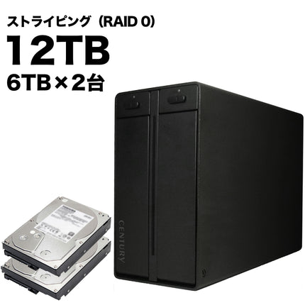 林檎派 Macbeth 2Bay2 ストライピングモデル 12TB [RGH35M2B2-S12T1]