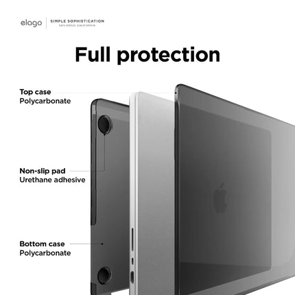 SLIM HARD CASE for MacBook Pro 14インチ M3/M2/M1 [EMB14M1PROSM-DGY]