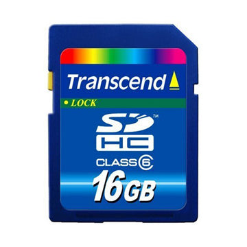 Transcend製 SDHCカード Class6 16GB [TS16GSDHC6]
