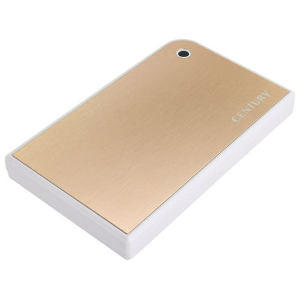 MOBILE BOX USB3.0接続 SATA6G 2.5インチ HDD/SSDケース ゴールド＆ホワイト [CMB25U3GD6G]