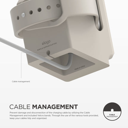 Apple Watch 専用 シリコン製 スタンド W3 STAND ホワイト [EST-WT3-WH]