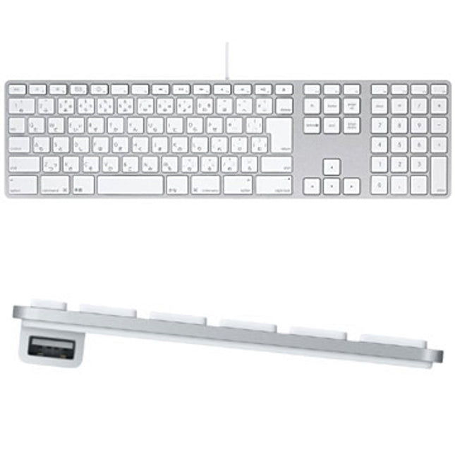 中古品】Apple Keyboard JIS 日本語版 (テンキー付) [A_MB110J/B] – 秋葉館