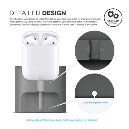 CHARGING STATION AirPods Dark Gray [EST-AP-DGY]