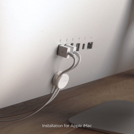 elago CABLE MANAGEMENT BUTTON for Smart Phone / tablet PC White [EL_ALLBTTPMB_WH]