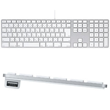【中古品】Apple Keyboard JIS 日本語版 (テンキー付) [A_MB110J/A]