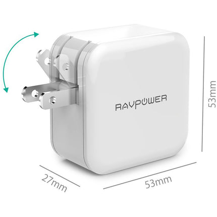 RAVPower 24W 2ポート USB充電器 [RP-UC11]