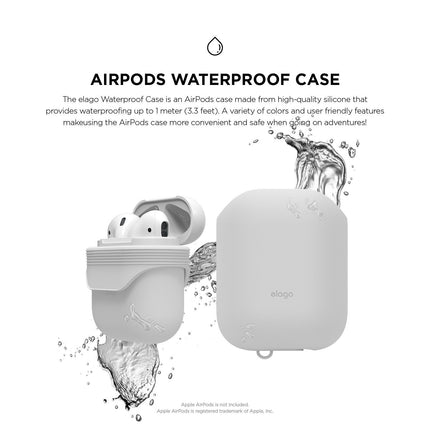 AirPods WaterProof Case EL_APDCSSCWC_WH [EAPWF-BA-WH]