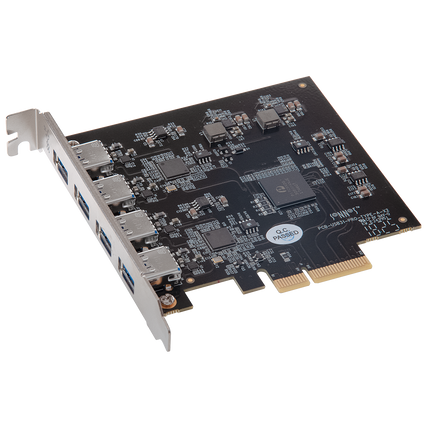 Allegro Pro 4 USB 3.2 Gen 2 Type A PCIe Card [USB3-PRO-4P10-E]