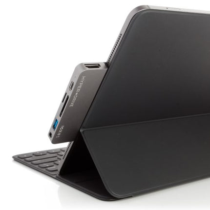 HyperDrive iPad Pro 6-in-1 USB-C Hub スペースグレイ [HP16177]