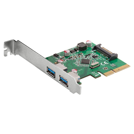 ポートを増やしタイ USB3.1 Gen2 Type-A ×2 PCI Express×4 接続インターフェイスカード [CIF-U31A2]