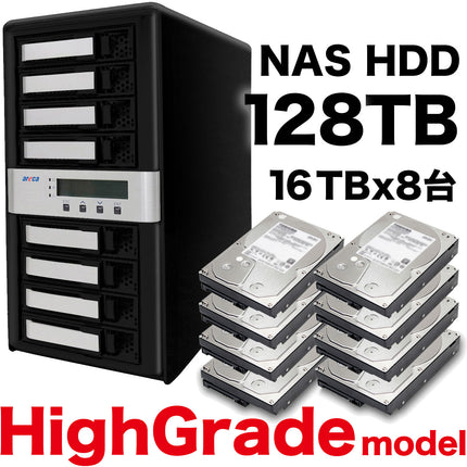 Areca Thunderbolt3 8ベイ RAID ハイグレード 128TB [ARC-8050T3U-8-128T-HG]