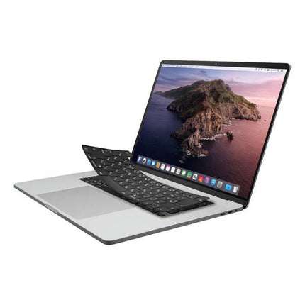 MacBook Pro 16インチ用シリコンキーボードカバー ブラック [PKS-MBP16BK]