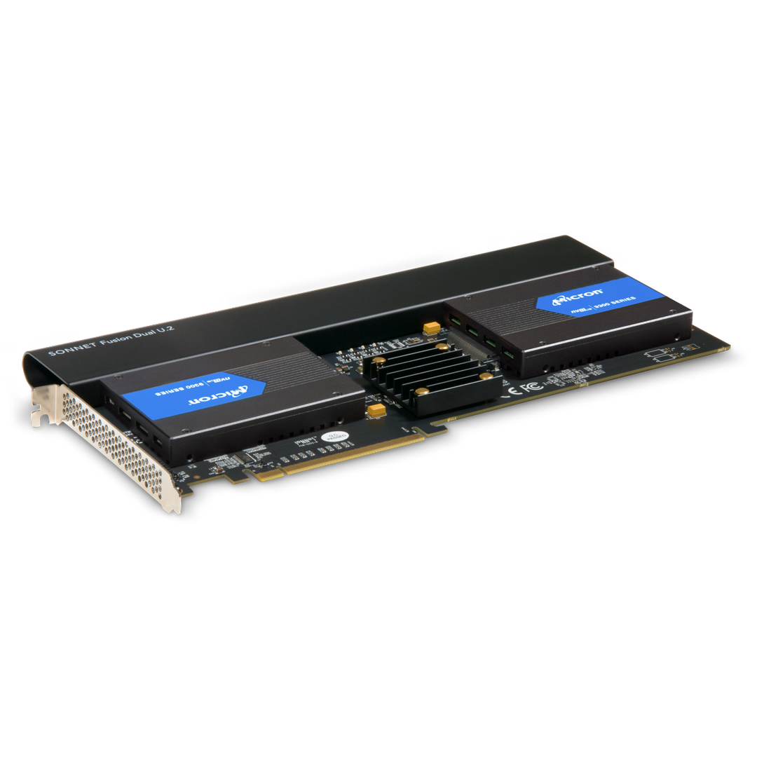 PCI Express デュアル 2.5インチ SSD マウントアダプター - 内蔵型SSD
