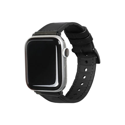 Apple Watch 44mm/42mm用 GENUINE LEATHER STRAP AIR ブラック [EGD20585AW]