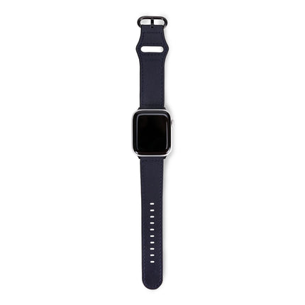 Apple Watch 44mm/42mm用 GENUINE LEATHER STRAP ネイビー [EGD20587AW]