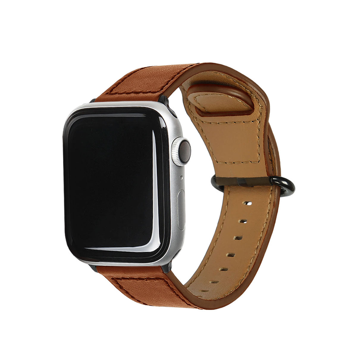 Apple Watch 44mm/42mm用 GENUINE LEATHER STRAP ブラウン [EGD20590AW