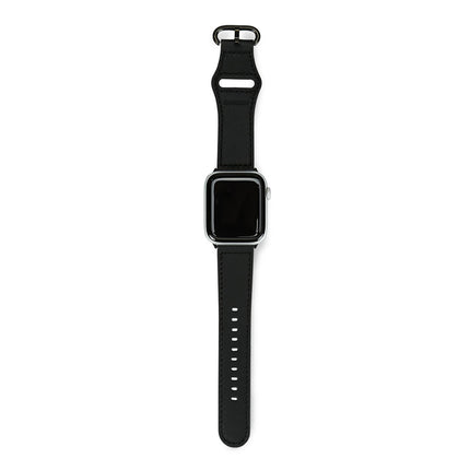 Apple Watch 44mm/42mm用 GENUINE LEATHER STRAP ブラック [EGD20591AW]
