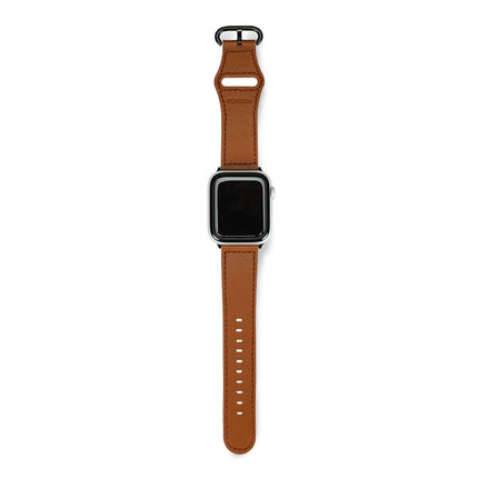Apple Watch 40mm/38mm用 GENUINE LEATHER STRAP ブラウン [EGD20604AW]