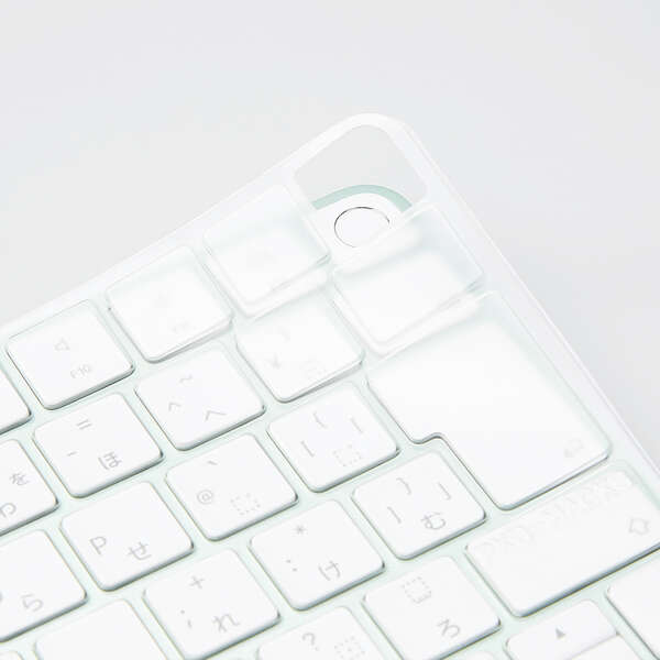 Apple Touch ID搭載Magic Keyboard （JIS）用 抗菌仕様キーボード防塵カバー [PKB-MACK3]