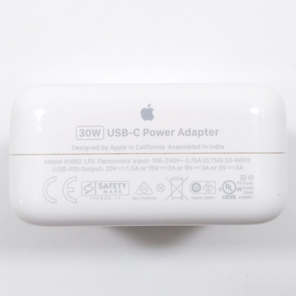 【中古品】Apple 30W USB-C電源アダプタ [A_MY1W2AM/A]